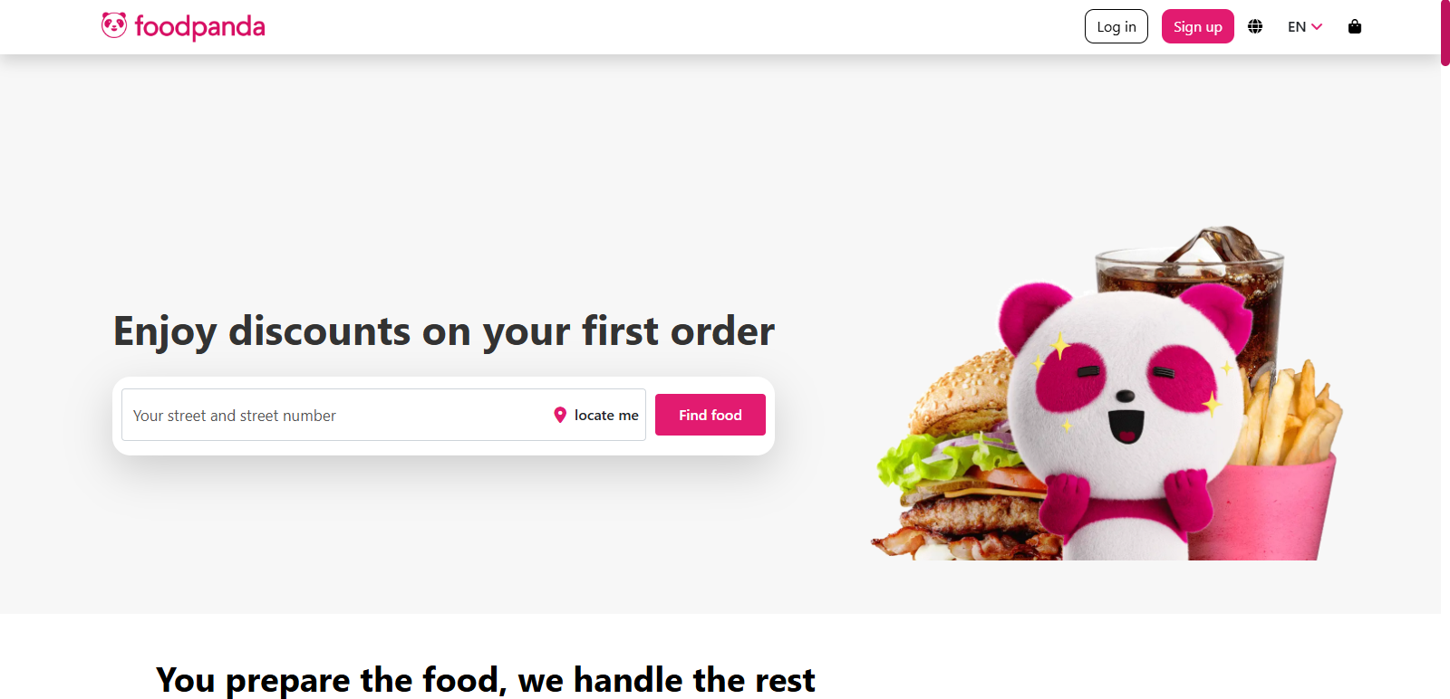Food panda website